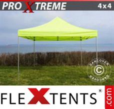 Tonnelle pliable FleXtents Xtreme 4x4m Néon jaune/vert