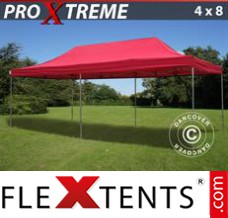 Tonnelle pliable FleXtents Xtreme 4x8m Rouge