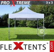 Tonnelle pliable FleXtents Xtreme 3x3m Blanc