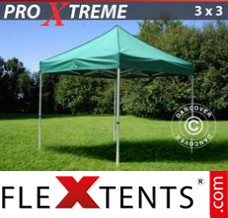 Tonnelle pliable FleXtents Xtreme 3x3m Vert