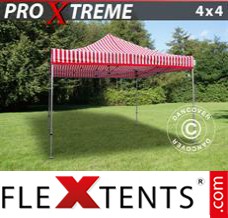 Tonnelle pliable FleXtents Xtreme 4x4m rayé