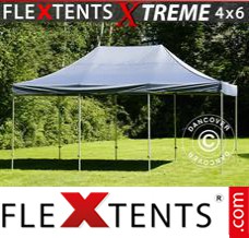 Tonnelle pliable FleXtents Xtreme 4x6m Gris