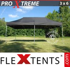 Tonnelle pliable FleXtents Xtreme 3x6m Noir